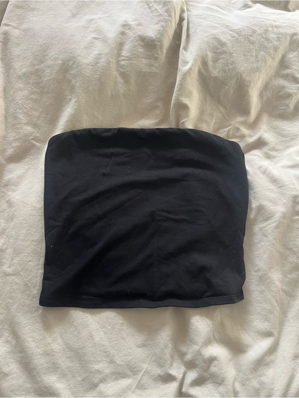 Garage Black Strapless Tube Top